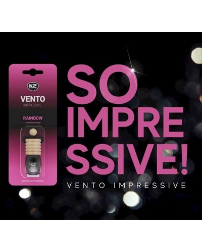 Avtomobil üçün ətirləndirici K2 Vento Impressive Rainbow Jasmine&Rose, 8 ml