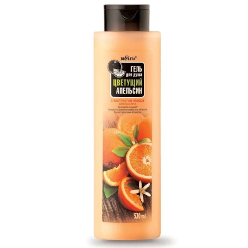 Duş geli Bielita Çiçəklənən portağal, 520 ml