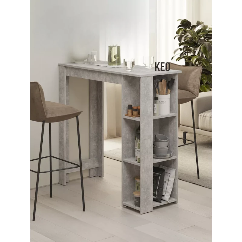 Bar dayağı Plus, 44.6x110x106.4 sm, LDSP, beton rəngi Bar dayağı Plus, 44.6x110x106.4 sm, LDSP, beton rəngi