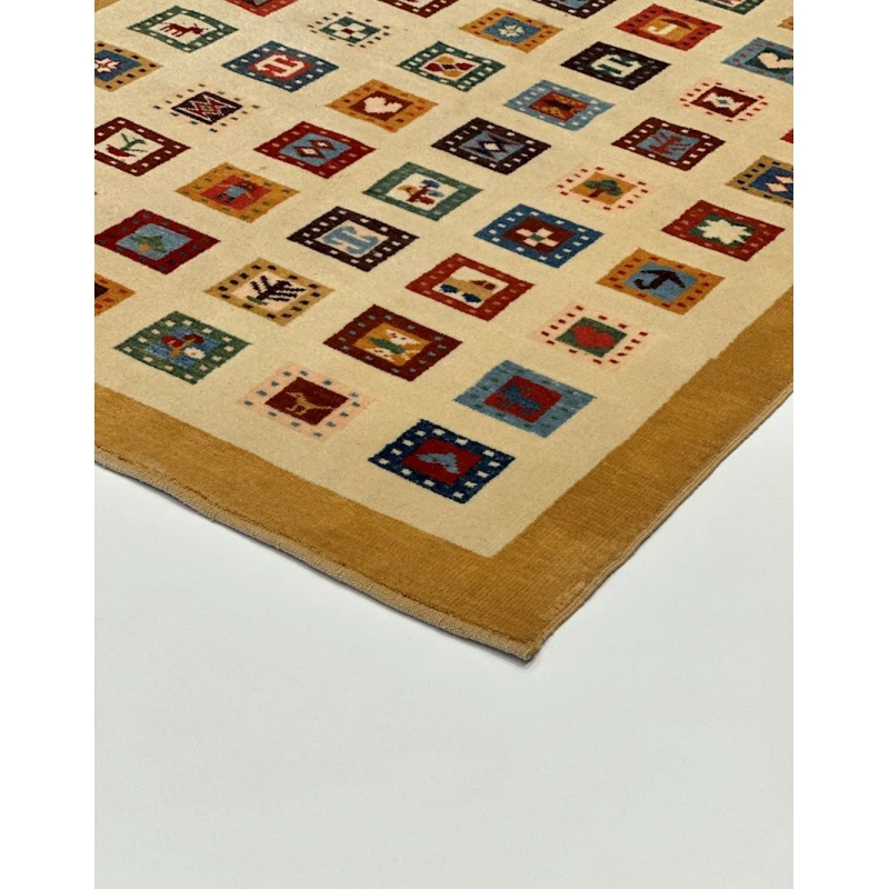 Ковер ручного производства Natural Halı 121x173 см, шерсть, разноцветный