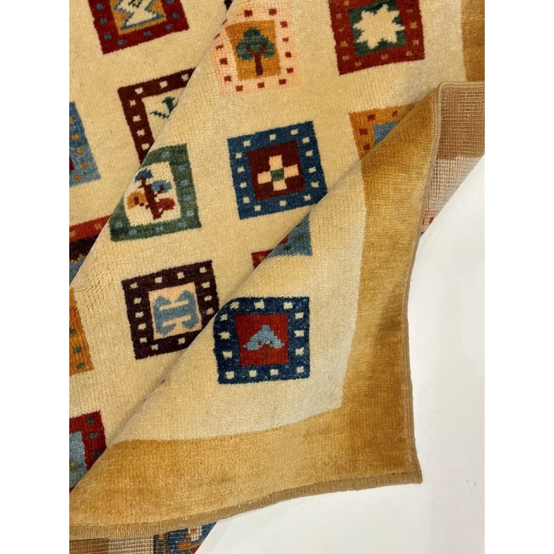 Ковер ручного производства Natural Halı 121x173 см, шерсть, разноцветный