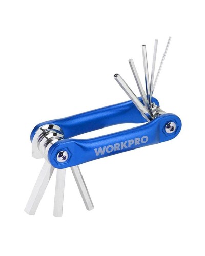Altıbucaqlı açarlar dəsti Workpro WP222024, 9 əd