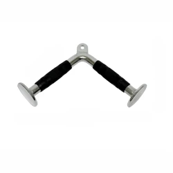 Trenajor üçün tutacaq WS0126 Tricep Push-Down Bar, paslanmayan polad/rezin, 10x22x30 sm