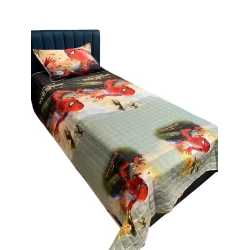 Набор покрывало и наволочка Spider Man, 170x230/50x70 см, бамбук, разноцветный Набор покрывало и наволочка Spider Man, 170x230/50x70 см, бамбук, разноцветный