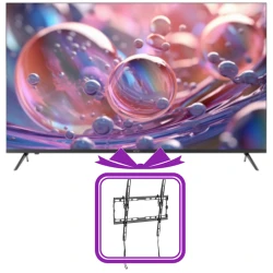 Телевизор Kivi 55U760QB + Кронштейн в подарок