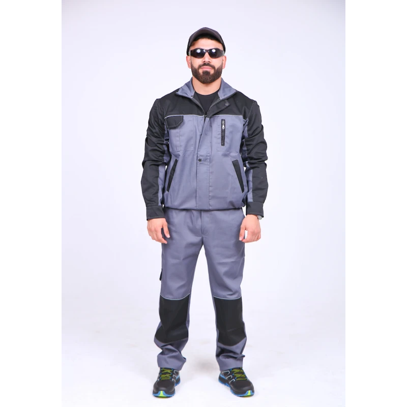 Костюм мужской Brodex 26598952, серый, полиэстер/хлопок, размер 56