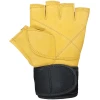 Перчатки для тренировок 808 WS0385, черные/желтые