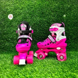 Роликовые коньки M5295, M, размер 35-38, розовые