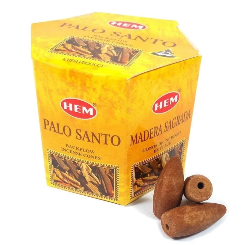Благовония конусныеs Hem Palo Santo Backflow Inense Cones