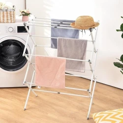 Paltar üçün quruducu Apexchaser 977, metal, ağ, 103х37.5х75 sm