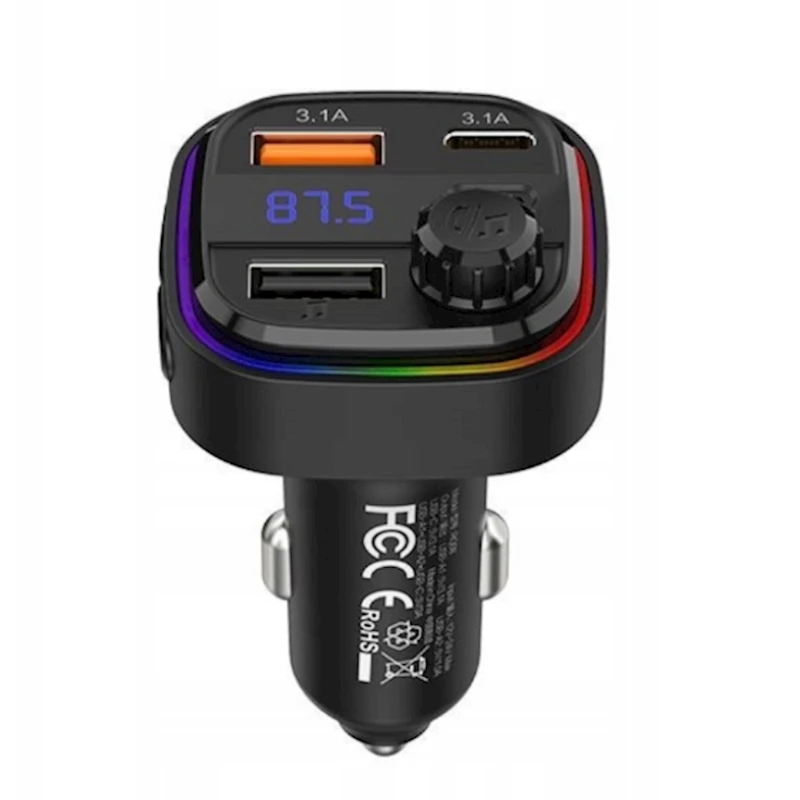 Автомобильное зарядное устройство Recci RQ08 Black Автомобильное зарядное устройство Recci RQ08 Black