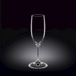 Набор бокалов для шампанского Wilmax 888027/6A, хрусталь, 230 мл, 6 шт