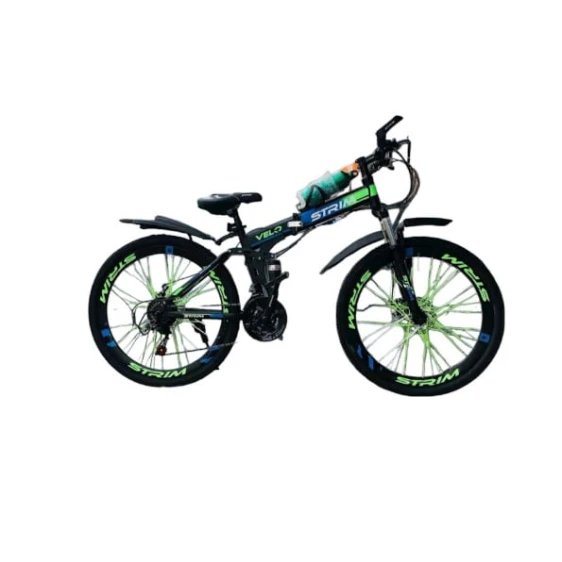 Velostrim Velosiped 26 yaşıl/qara