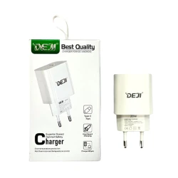 Сетевое зарядное устройство DEJI A109 Type-C 20W, Белый