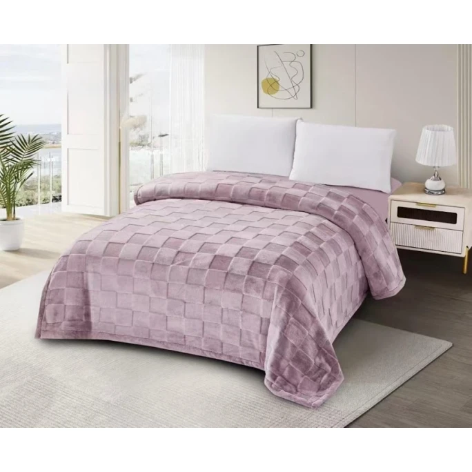 Örtük MiraNova CTS-375, bənövşəyi, 200x230 sm