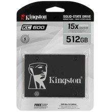 SSD yığıcı Kingston KC600 SATA SSD 512GB (SKC600/512G)