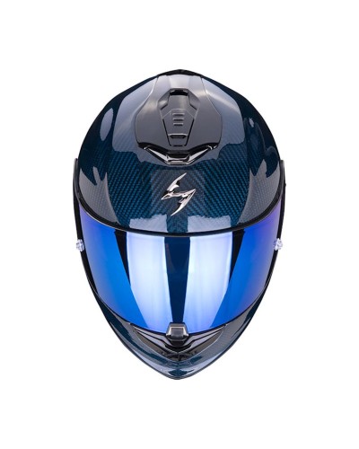 Motosiklet dəbilqəsi Scorpion EXO-1400 Evo Carbon Air Solid Blue XL