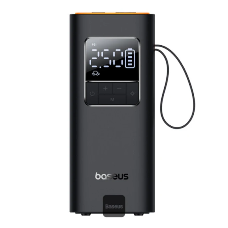 Воздушный компрессор для автомобиля Baseus SuperMini Pro 4000 mAh, Черный Воздушный компрессор для автомобиля Baseus SuperMini Pro 4000 mAh, Черный