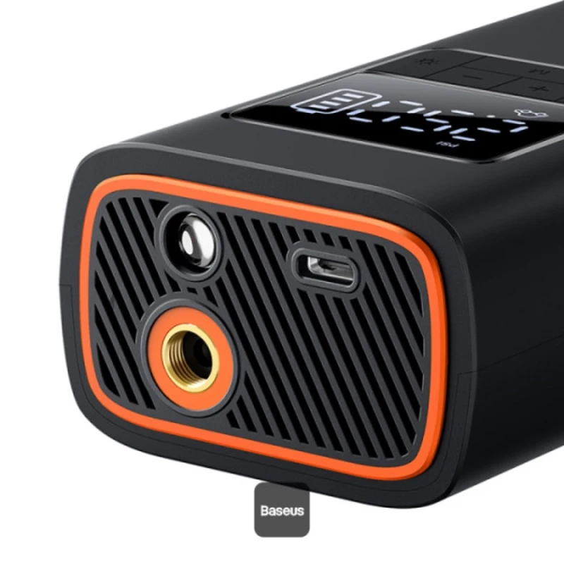 Воздушный компрессор для автомобиля Baseus SuperMini Pro 4000 mAh, Черный Воздушный компрессор для автомобиля Baseus SuperMini Pro 4000 mAh, Черный