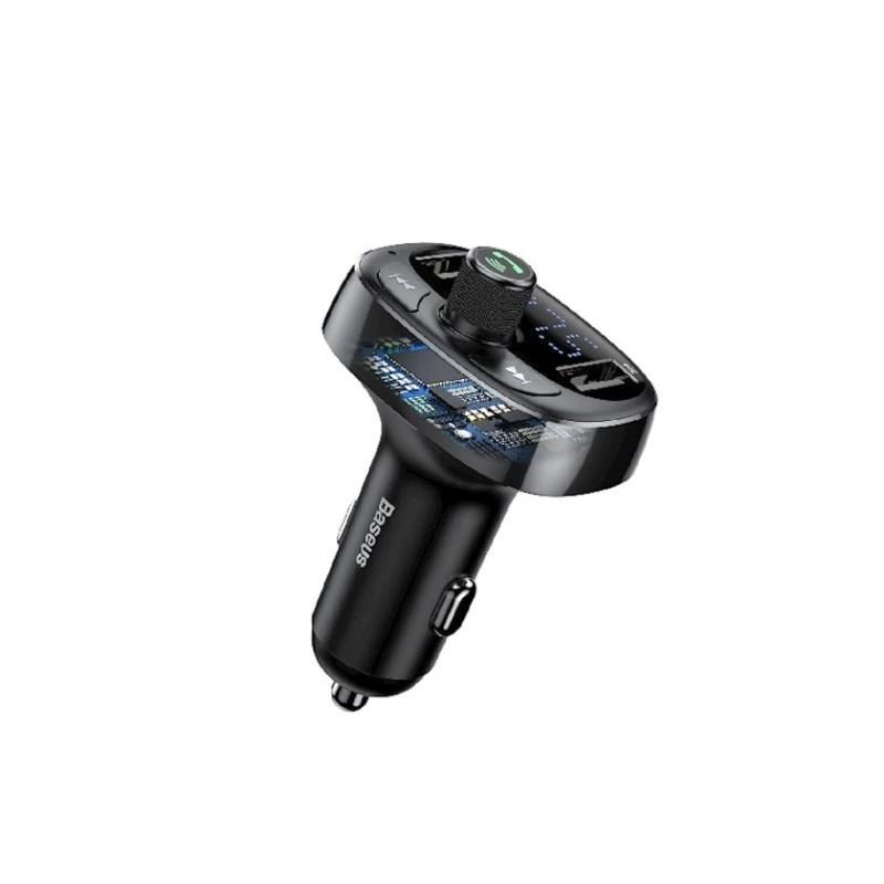 Автомобильное зарядное устройство с FM-трансмиттером Baseus CCALL-TM01 Автомобильное зарядное устройство с FM-трансмиттером Baseus CCALL-TM01