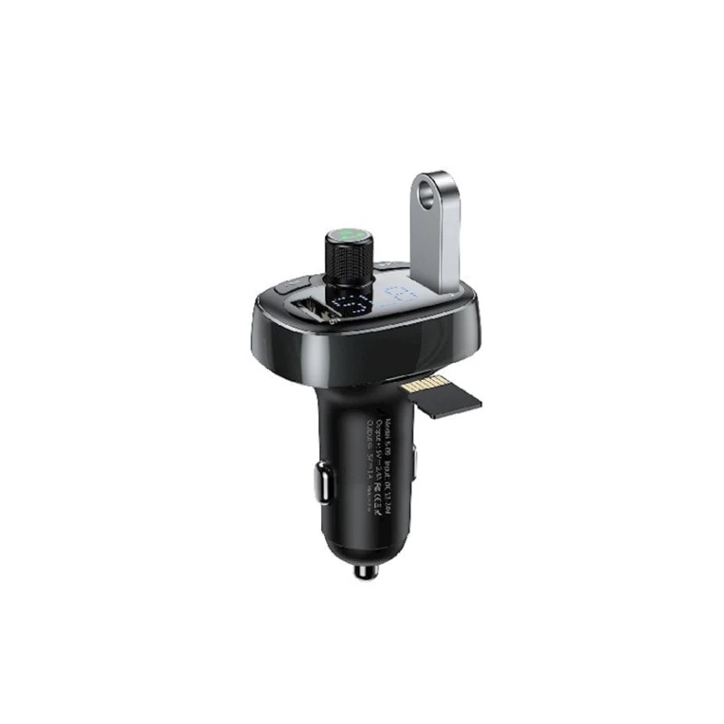 Автомобильное зарядное устройство с FM-трансмиттером Baseus CCALL-TM01 Автомобильное зарядное устройство с FM-трансмиттером Baseus CCALL-TM01