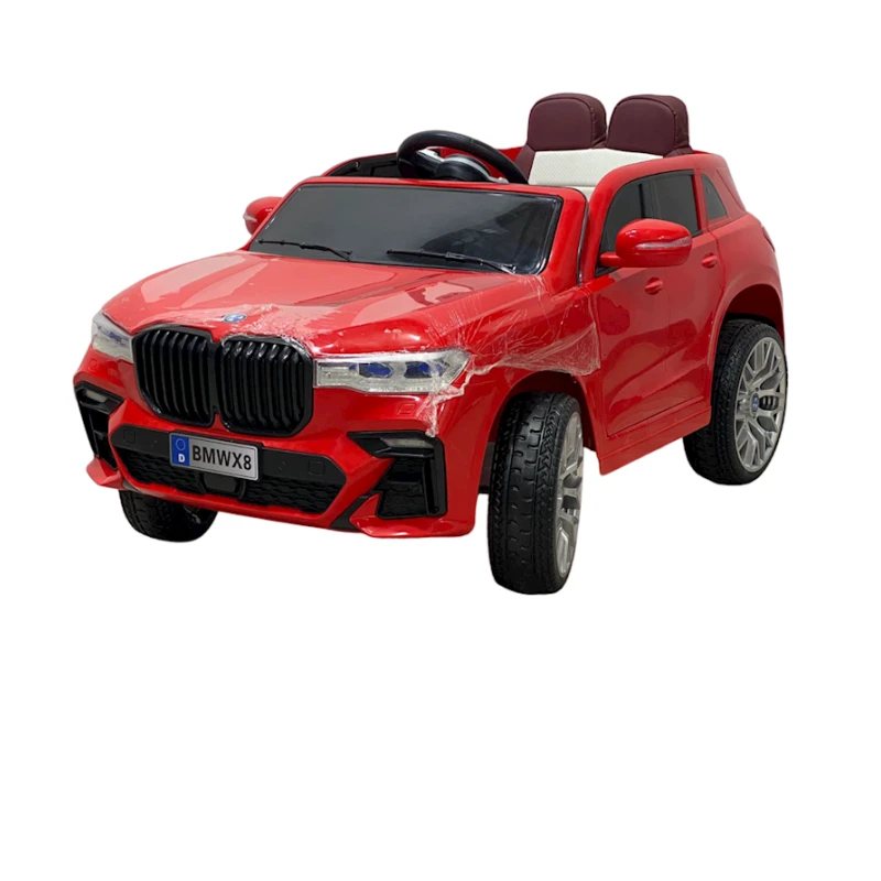 Uşaq elektrik avtomobili X8 BMW-1, qırmızı
