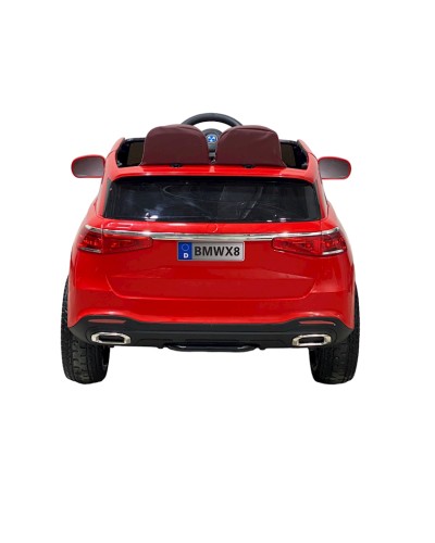 Uşaq elektrik avtomobili X8 BMW-1, qırmızı