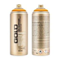 Aerozol boya Montana Gold G1240 Golden Yellow, 400 ml