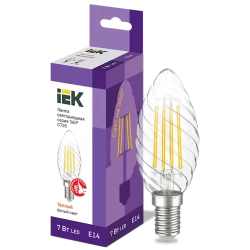 Светодиодная лампа IEK SТ35 E14 7W 3000K