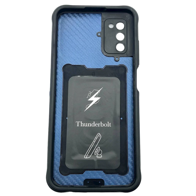 Çexol Robot Samsung Galaxy A03S üçün, göy