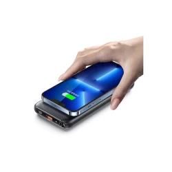 Внешний аккумулятор USAMS US-CD171 QC3.0+PD 10000mAh Black Внешний аккумулятор USAMS US-CD171 QC3.0+PD 10000mAh Black