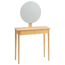 Туалетный столик JYSK Saksild, 80x35x137 см, светло-коричневый Туалетный столик JYSK Saksild, 80x35x137 см, светло-коричневый