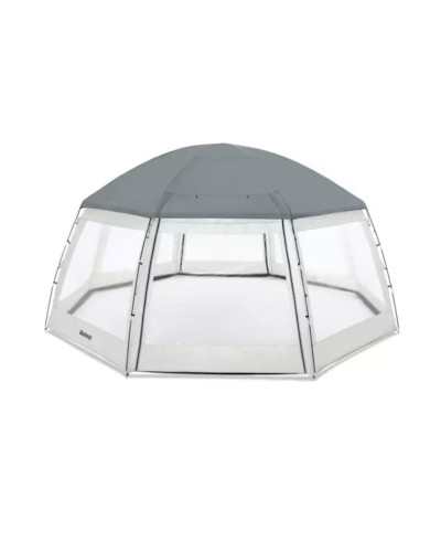 Hovuz üçün tent Bestway 58612, dairəvi, 600x600x295 sm, boz/şəffaf