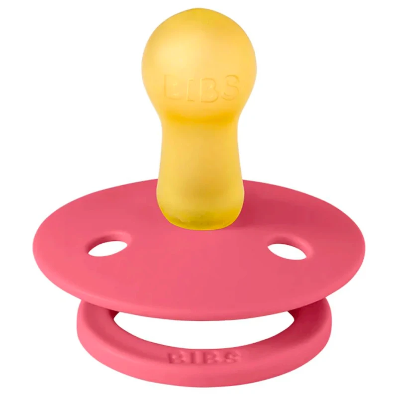 Набор пустышек BIBS Colour Coral/Ruby, 6-18 мес, 2 шт Набор пустышек BIBS Colour Coral/Ruby, 6-18 мес, 2 шт
