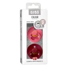 Набор пустышек BIBS Colour Coral/Ruby, 6-18 мес, 2 шт Набор пустышек BIBS Colour Coral/Ruby, 6-18 мес, 2 шт