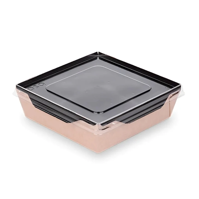 Salat üçün birdəfəlik konteynerlər Loyal-9736343080, 100 əd, qəhvəyi