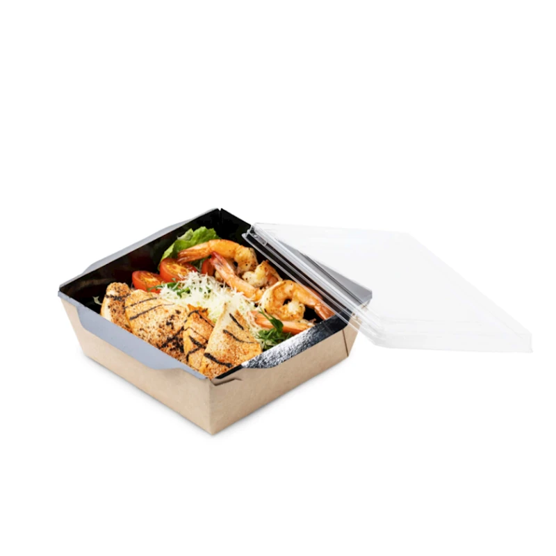 Salat üçün birdəfəlik konteynerlər Loyal-9736343080, 100 əd, qəhvəyi