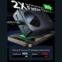 Внешний аккумулятор, powerbank 20000 Joyroom JR-PBF14 22.5 Вт, черный Внешний аккумулятор, powerbank 20000 Joyroom JR-PBF14 22.5 Вт, черный