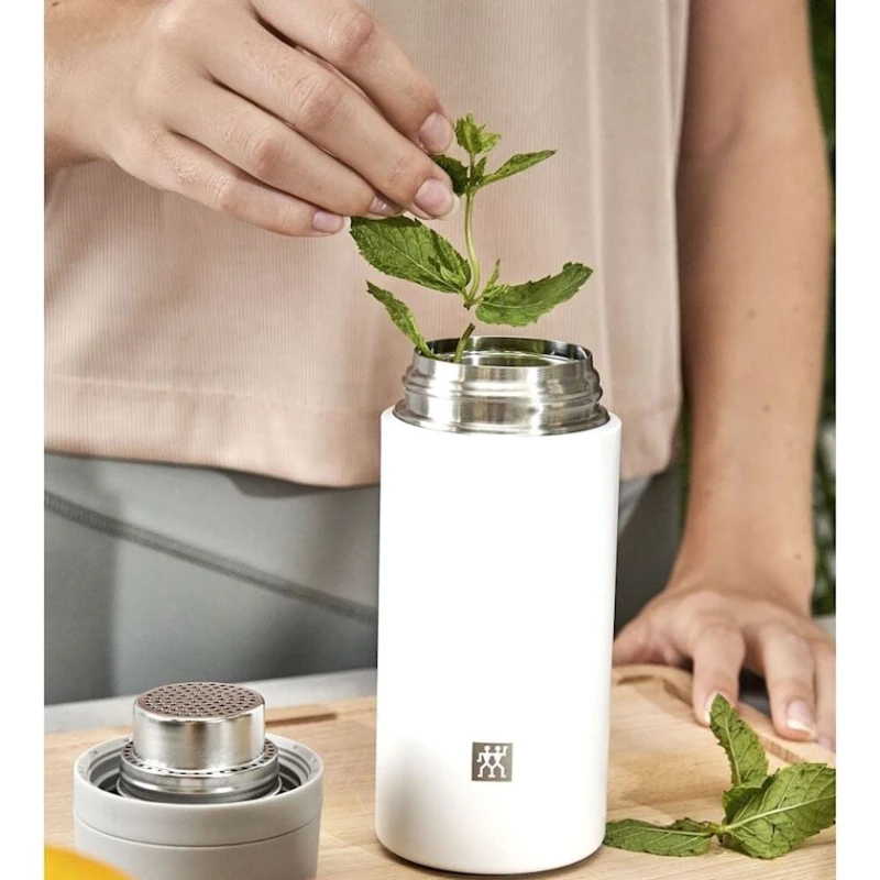 Termos Zwilling Thermo, paslanmayan polad, ağ/boz, 420 ml (39500-511)