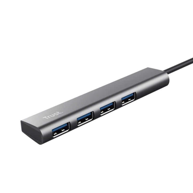 USB хаб Trust Halyx USB-C To 4 Port USB-A 3.2 Gen1 (24948) USB хаб Trust Halyx USB-C To 4 Port USB-A 3.2 Gen1 (24948)