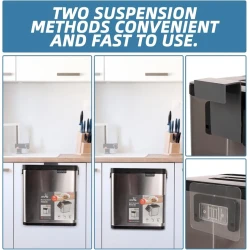 Мусорный контейнер boxcop_001, 3 л, серебристый Мусорный контейнер boxcop_001, 3 л, серебристый