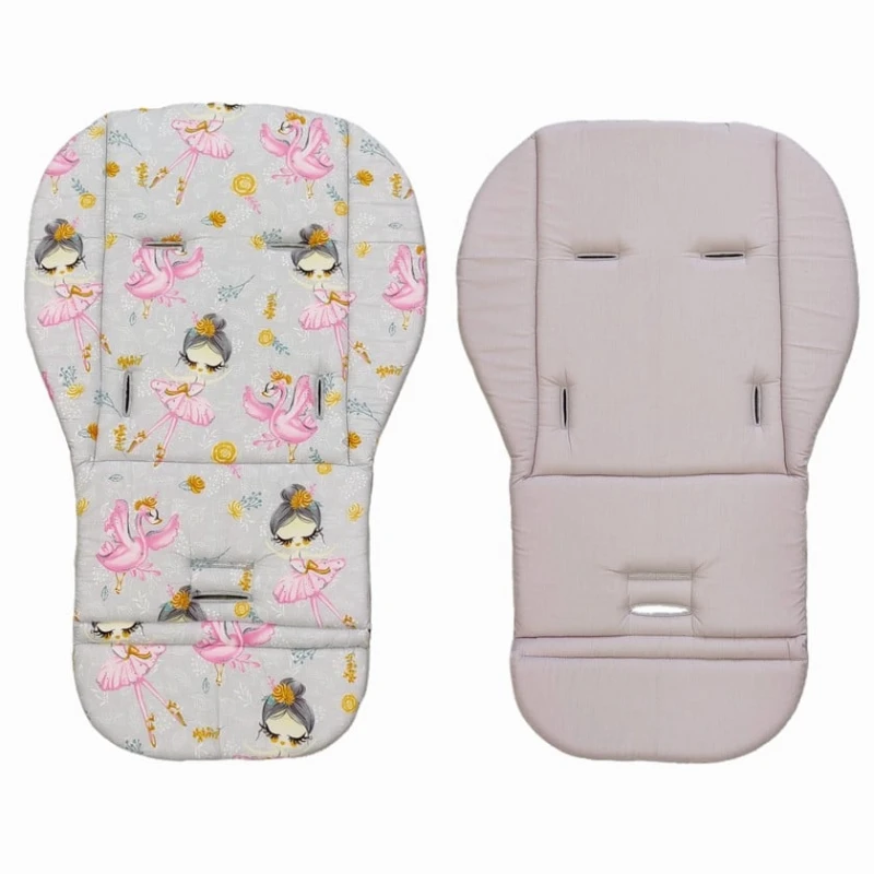 Матрас для коляски Softcare, серый/балерина, 78х33 см Матрас для коляски Softcare, серый/балерина, 78х33 см