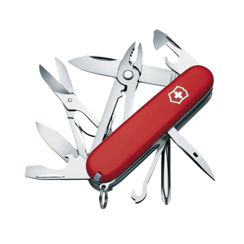 Мультитул Victorinox Deluxe Tinker, АБС-пластик, красный, 91 мм Мультитул Victorinox Deluxe Tinker, АБС-пластик, красный, 91 мм