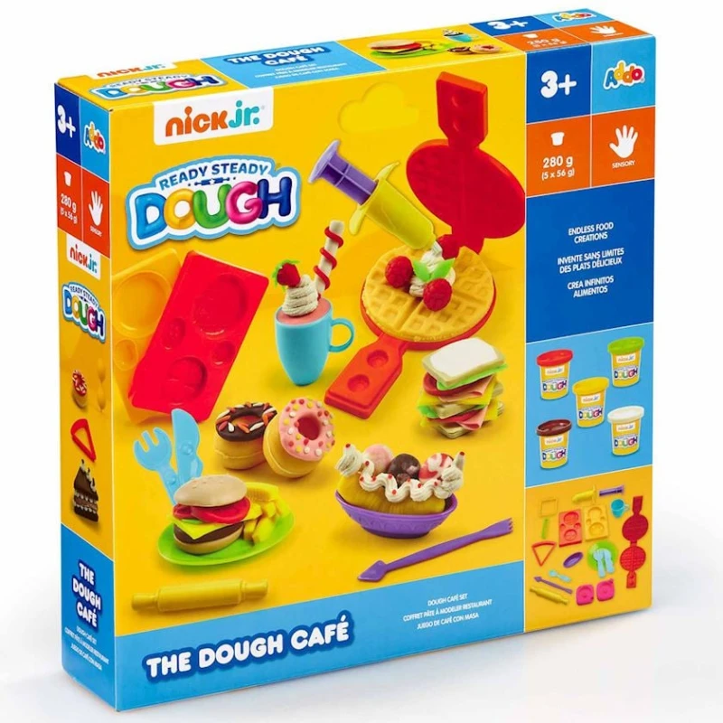 Yapma üçün dəst Addo Play Nick Jr. 318-13179-BN Ready Steady Dough Café, 3+ yaş Yapma üçün dəst Addo Play Nick Jr. 318-13179-BN Ready Steady Dough Café, 3+ yaş