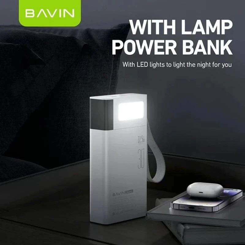 Xarici akkumulyator Bavin PC006 30000 mAh Black Xarici akkumulyator Bavin PC006 30000 mAh Black