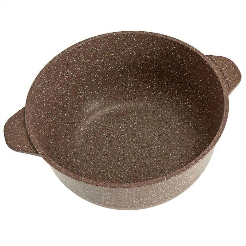 Кастрюля Gardarika GRQZKR26, 6 л, 26 см, алюминий, коричневая