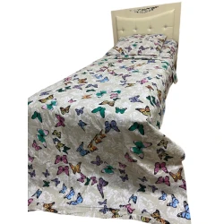 Комплект постельного белья MiraNova CTS-698, простыня 160х220 см, пододеяльник 160х220 см, наволочка 50х70 см, односпальный, хлопок, разноцветный