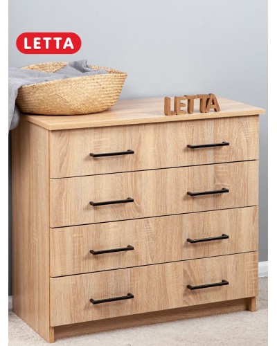 Tumba Letta, LDSP, bej, 72х40х75 sm