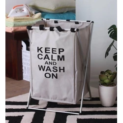 Корзина для белья IP24YUN3, серая, 38x37x56 см Корзина для белья IP24YUN3, серая, 38x37x56 см