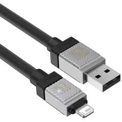 Кабель Baseus CoolPlay Series Fast Charging Cable USB to iP 2.4A 1m Black
